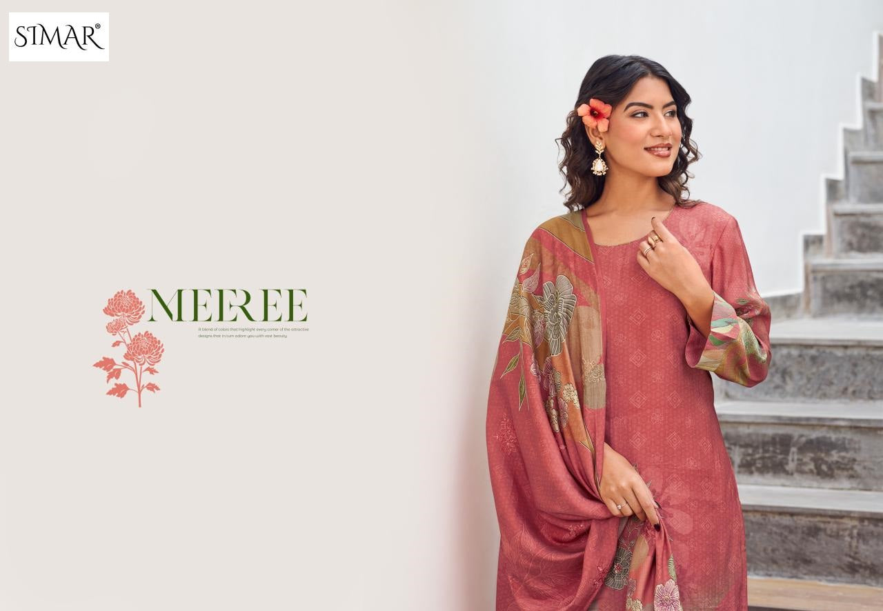 Meeree Simar Muslin Pant Style Suits Supplier Gujarat