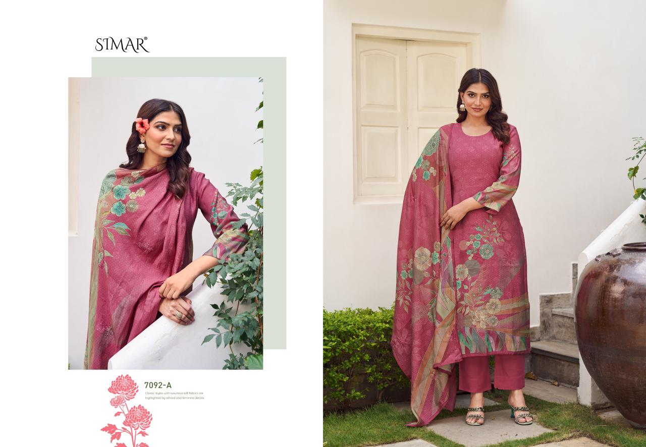 Meeree Simar Muslin Pant Style Suits Supplier Gujarat
