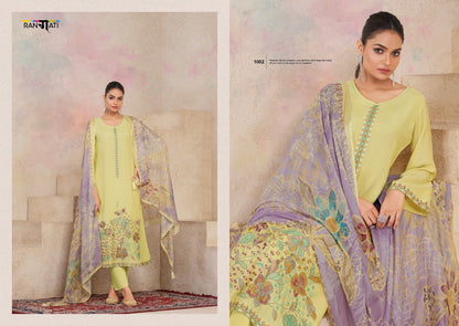 Meeri Rangati Prints Bemberg Pant Style Suits Exporter Gujarat