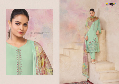 Meeri Rangati Prints Bemberg Pant Style Suits Exporter Gujarat