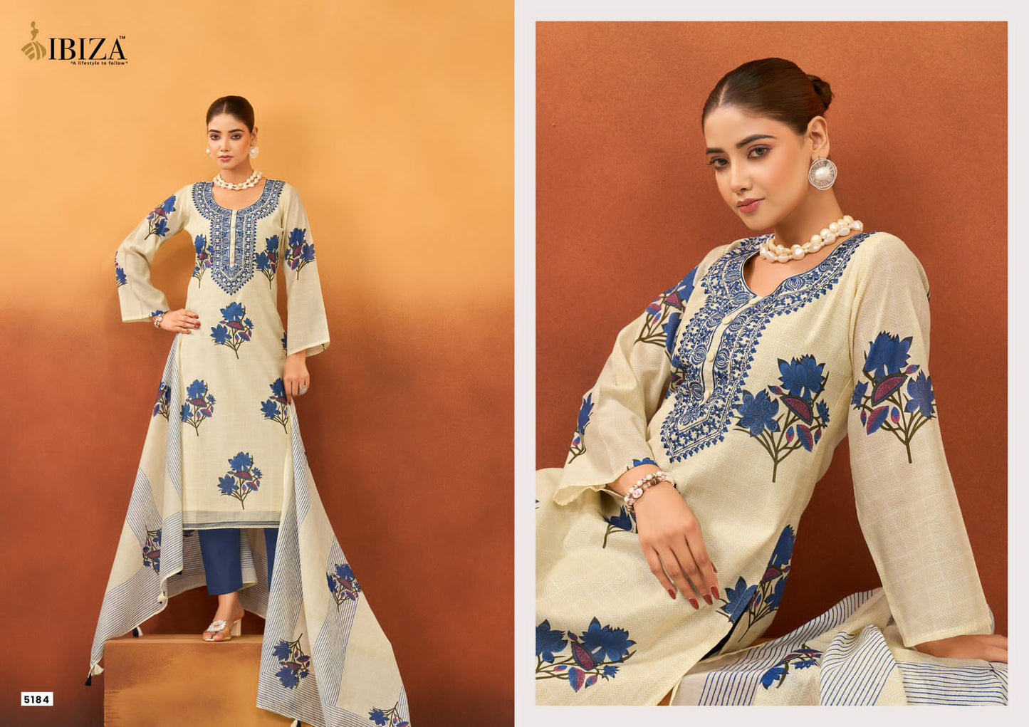 Megante Ibiza Mal Cotton Pant Style Suits Manufacturer Ahmedabad