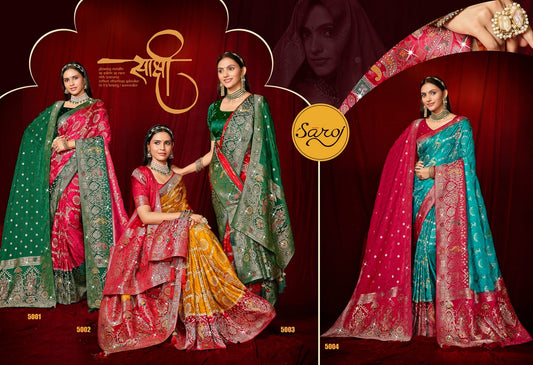 Megha Satin Saroski Vol 5 Saroj Sarees Manufacturer India