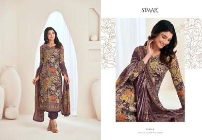 Megha Simar Viscose Pashmina Suits Wholesale Price