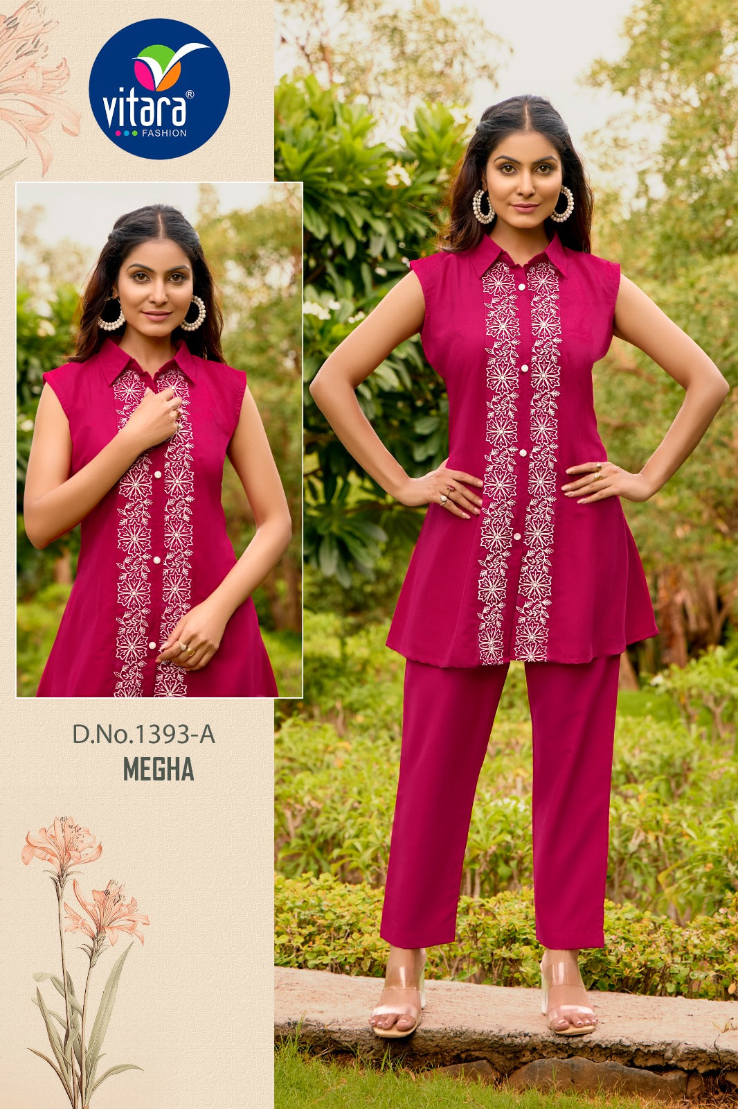 Megha Vitara Co Ord Set Wholesale