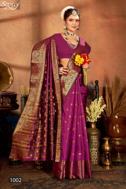 Meghraj Silk Vol 2 Saroj Soft Silk Sarees Manufacturer Ahmedabad