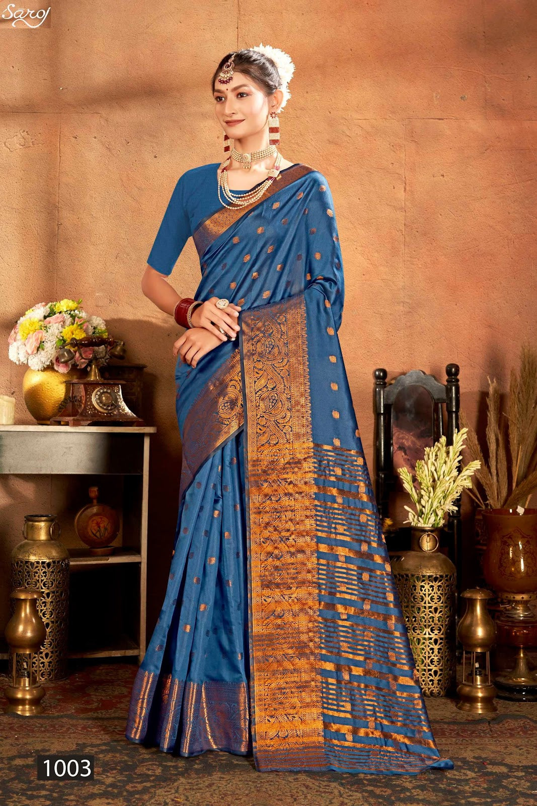 Meghraj Silk Vol 2 Saroj Soft Silk Sarees Manufacturer Ahmedabad