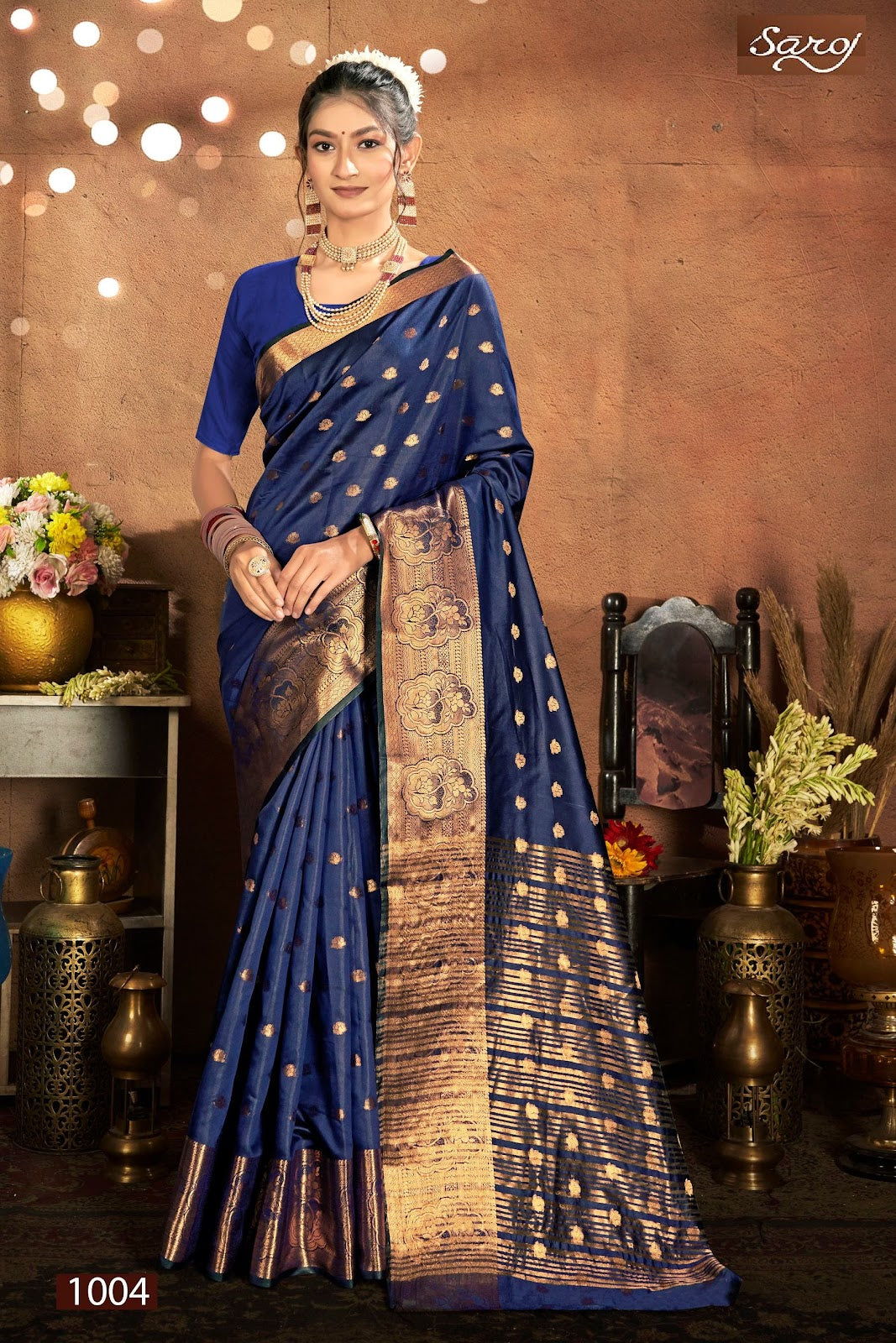 Meghraj Silk Vol 3 Saroj Soft Silk Sarees Wholesale Rate