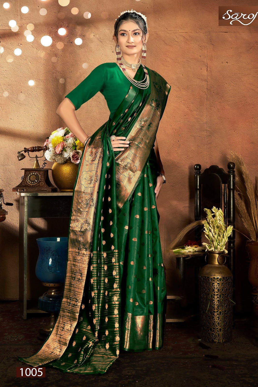 Meghraj Silk Vol 3 Saroj Soft Silk Sarees Wholesale Rate
