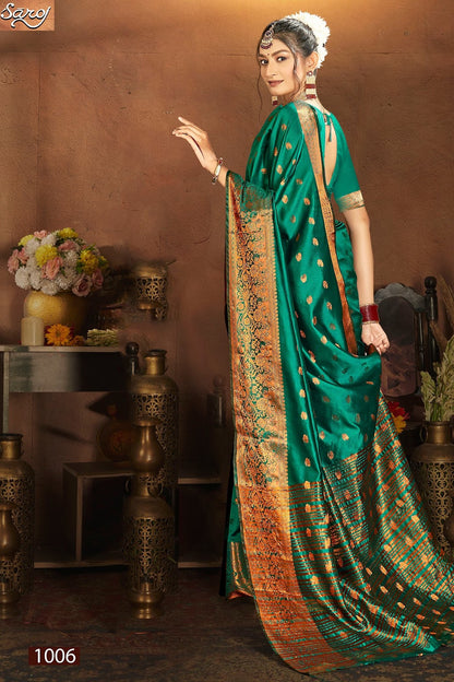 Meghraj Silk Vol 4 Saroj Soft Silk Sarees Wholesaler