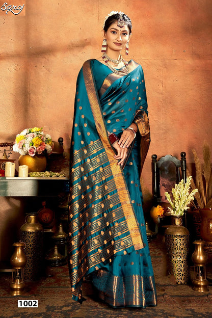 Meghraj Silk Vol 5 Saroj Soft Silk Sarees Exporter Ahmedabad