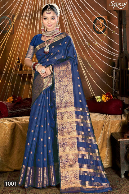 Meghraj Silk Vol 6 Saroj Soft Silk Sarees Supplier Ahmedabad