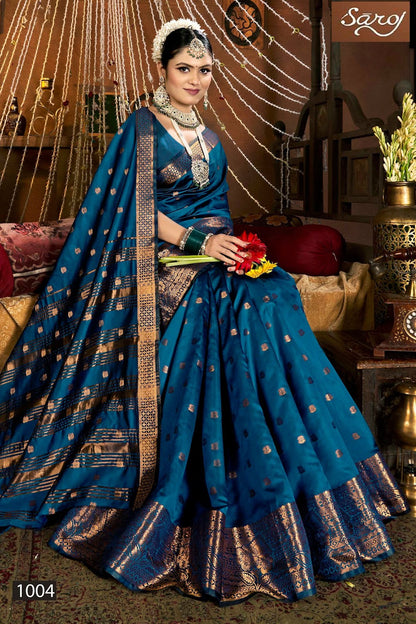 Meghraj Silk Vol 6 Saroj Soft Silk Sarees Supplier Ahmedabad
