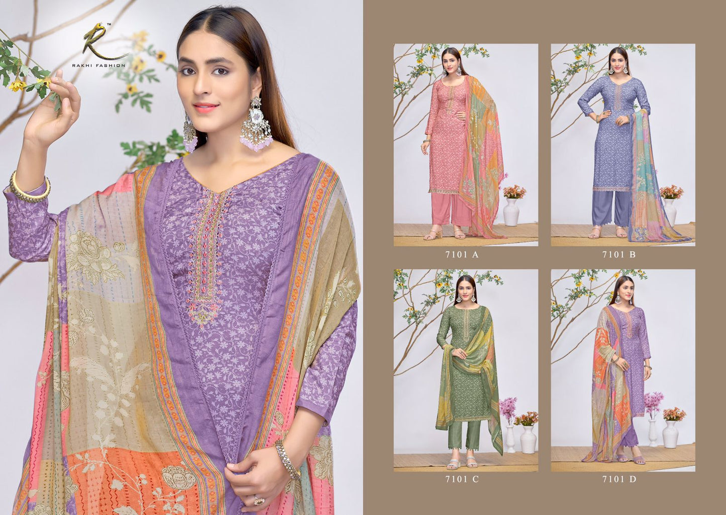 Mehak Rakhi Fashion Viscose Modal Plazzo Style Suits Supplier Gujarat