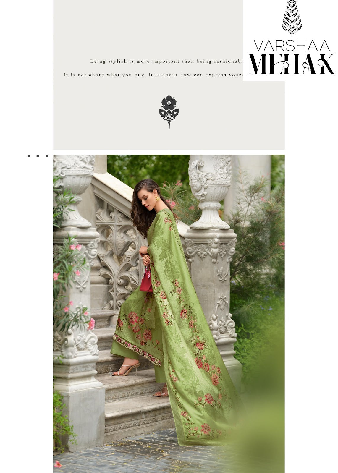 Mehak Varsha Fashions Viscose Muslin Pant Style Suits Manufacturer Ahmedabad