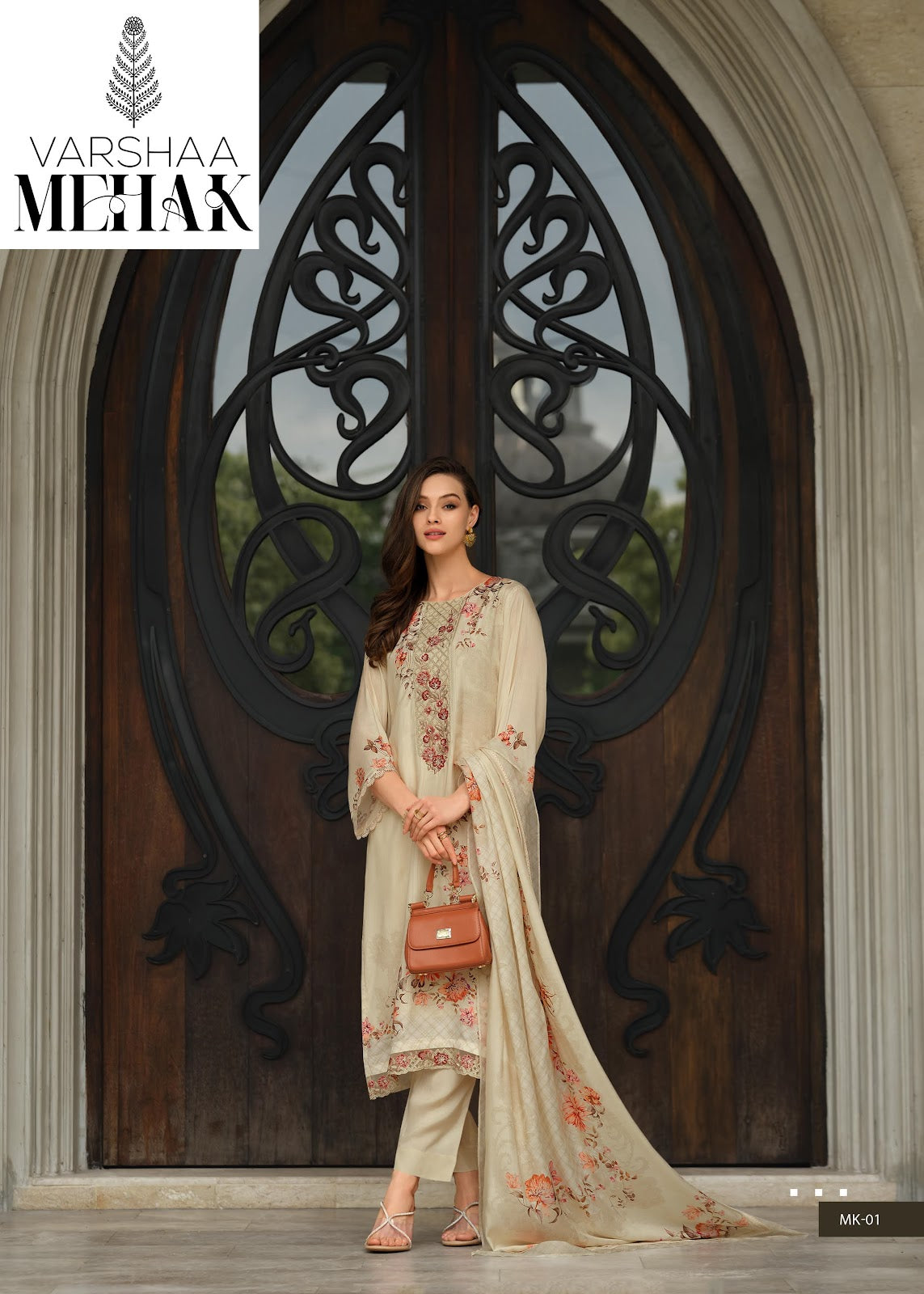 Mehak Varsha Fashions Viscose Muslin Pant Style Suits Manufacturer Ahmedabad
