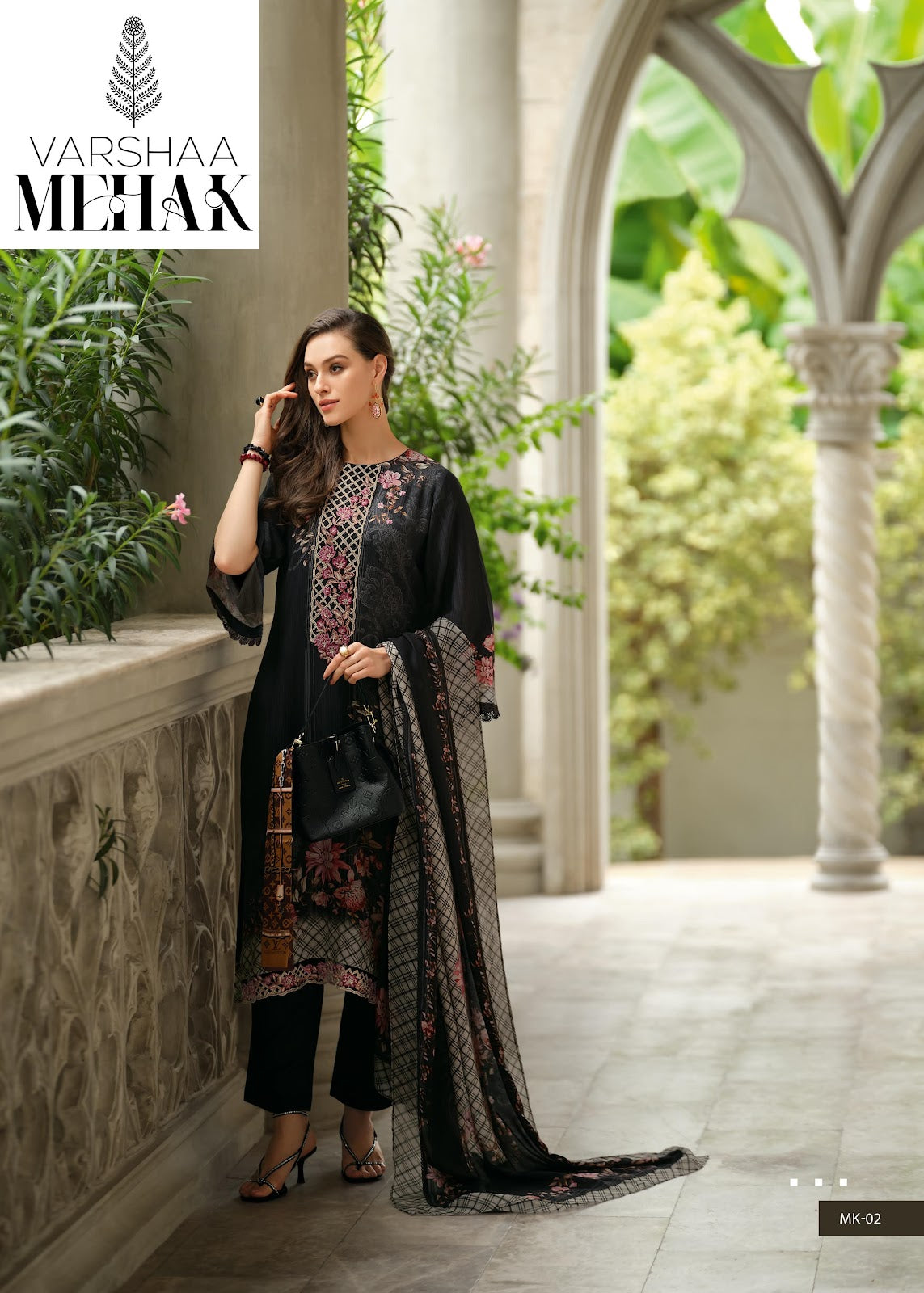 Mehak Varsha Fashions Viscose Muslin Pant Style Suits Manufacturer Ahmedabad