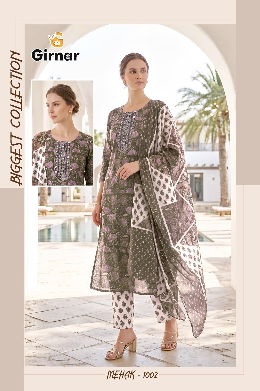 Mehak Vol 1 Girnar Readymade Cotton Pant Suits Exporter Gujarat