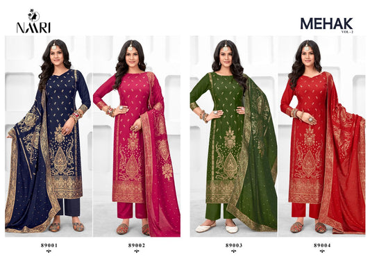 Mehak Vol 2 Naari Pure Muslin Pant Style Suits Manufacturer Gujarat