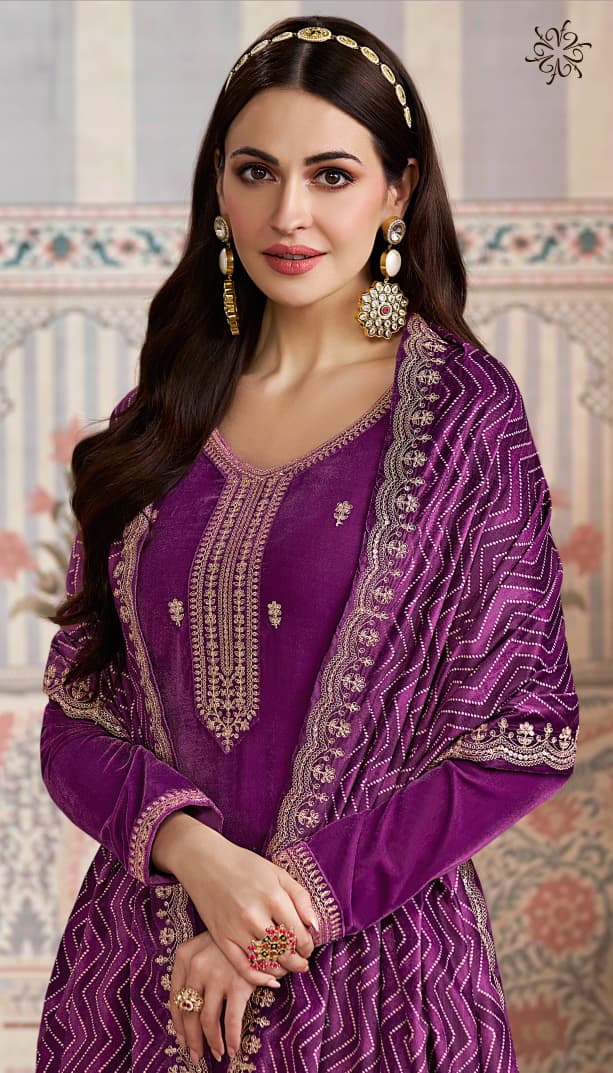 Mehar Kuleesh Vinay Fashion Llp Velvet Suits Supplier Gujarat