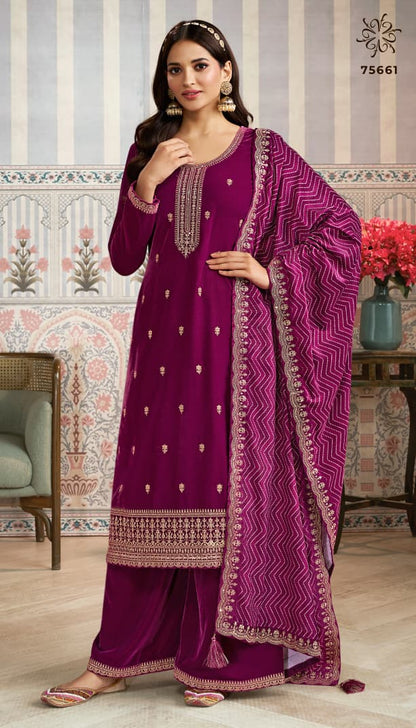 Mehar Kuleesh Vinay Fashion Llp Velvet Suits Supplier Gujarat