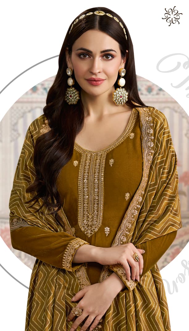 Mehar Kuleesh Vinay Fashion Llp Velvet Suits Supplier Gujarat