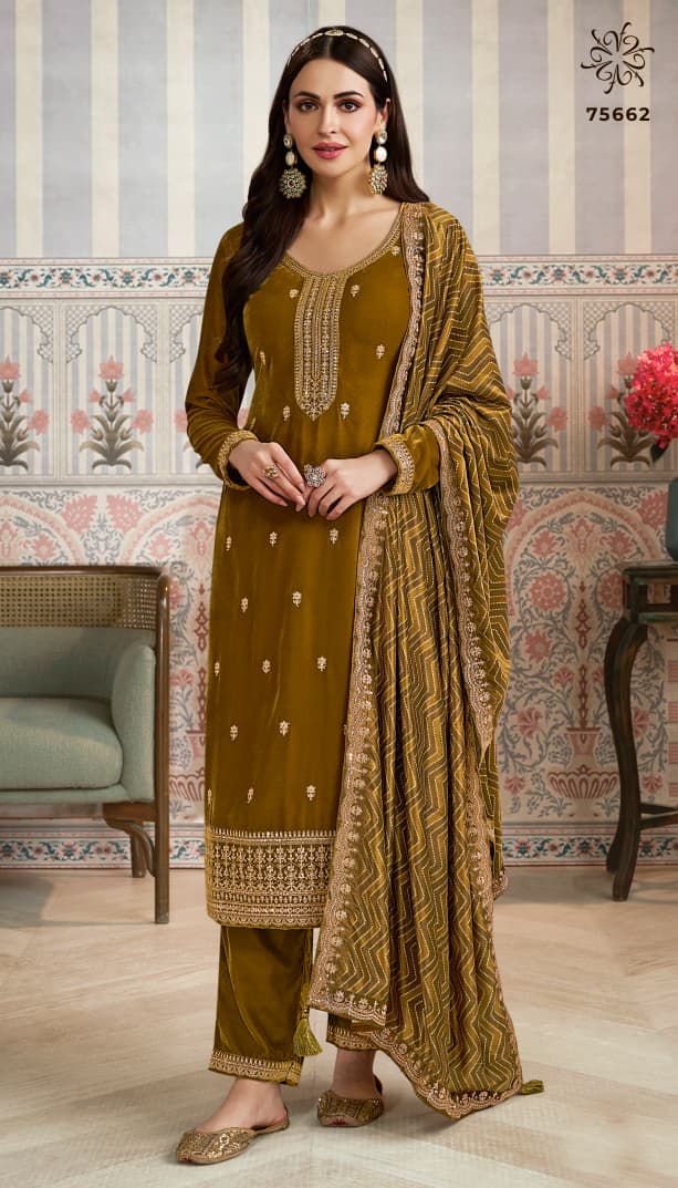 Mehar Kuleesh Vinay Fashion Llp Velvet Suits Supplier Gujarat