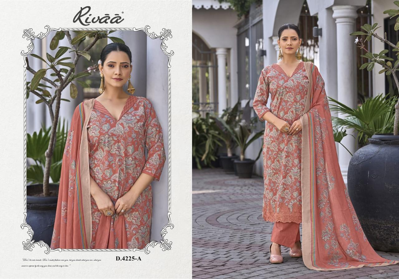 Mehar Rivaa Lawn Pakistani Salwar Suits Supplier India