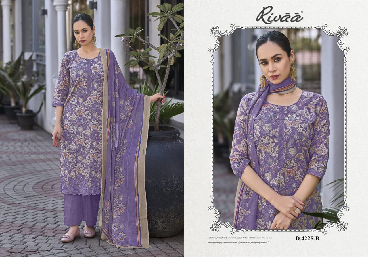 Mehar Rivaa Lawn Pakistani Salwar Suits Supplier India