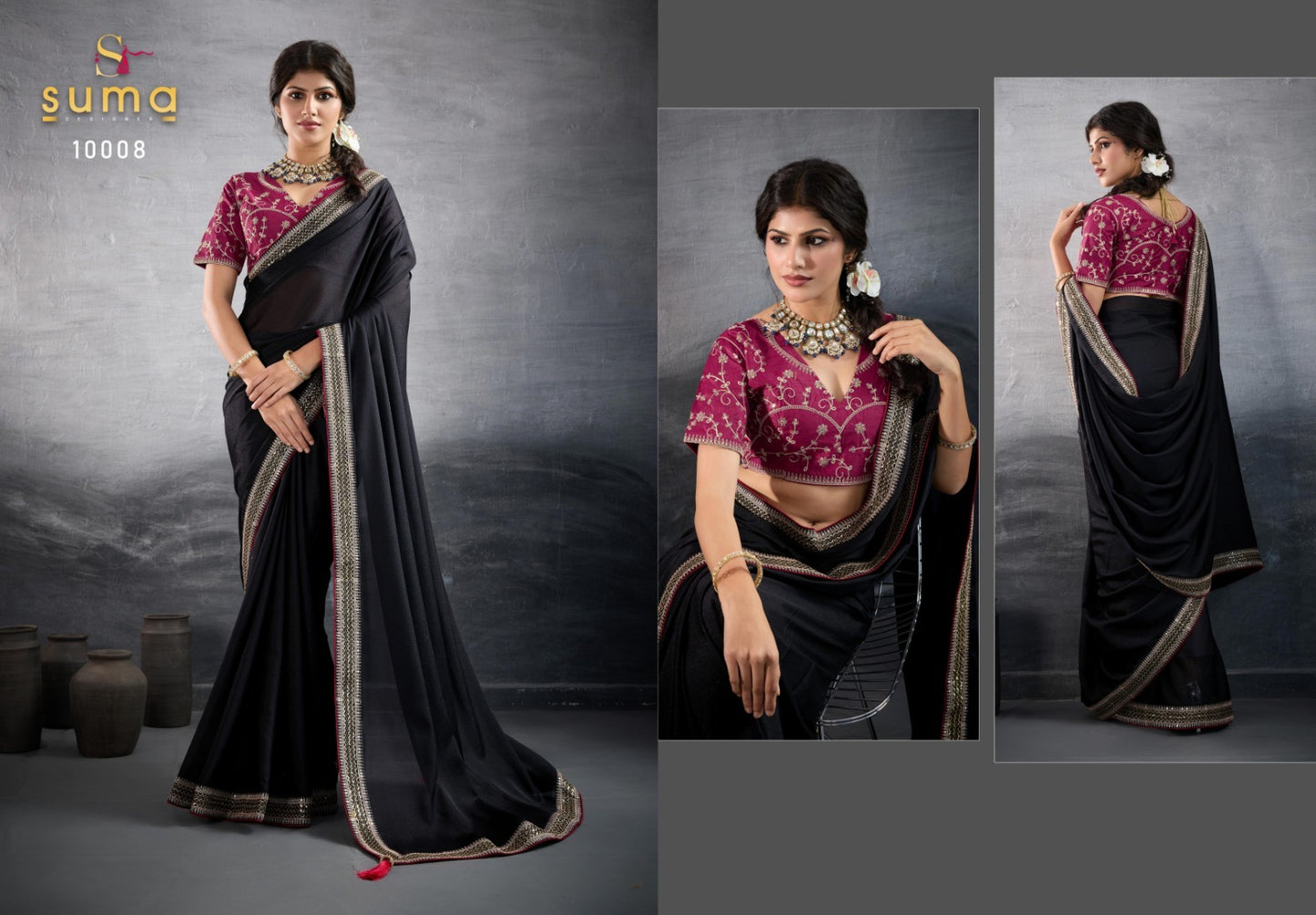 Mehar Suma Designer Georgette Sarees Wholesale Price