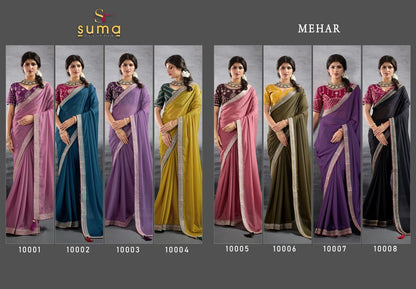 Mehar Suma Designer Georgette Sarees Wholesale Price