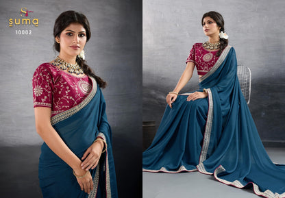 Mehar Suma Designer Georgette Sarees Wholesale Price