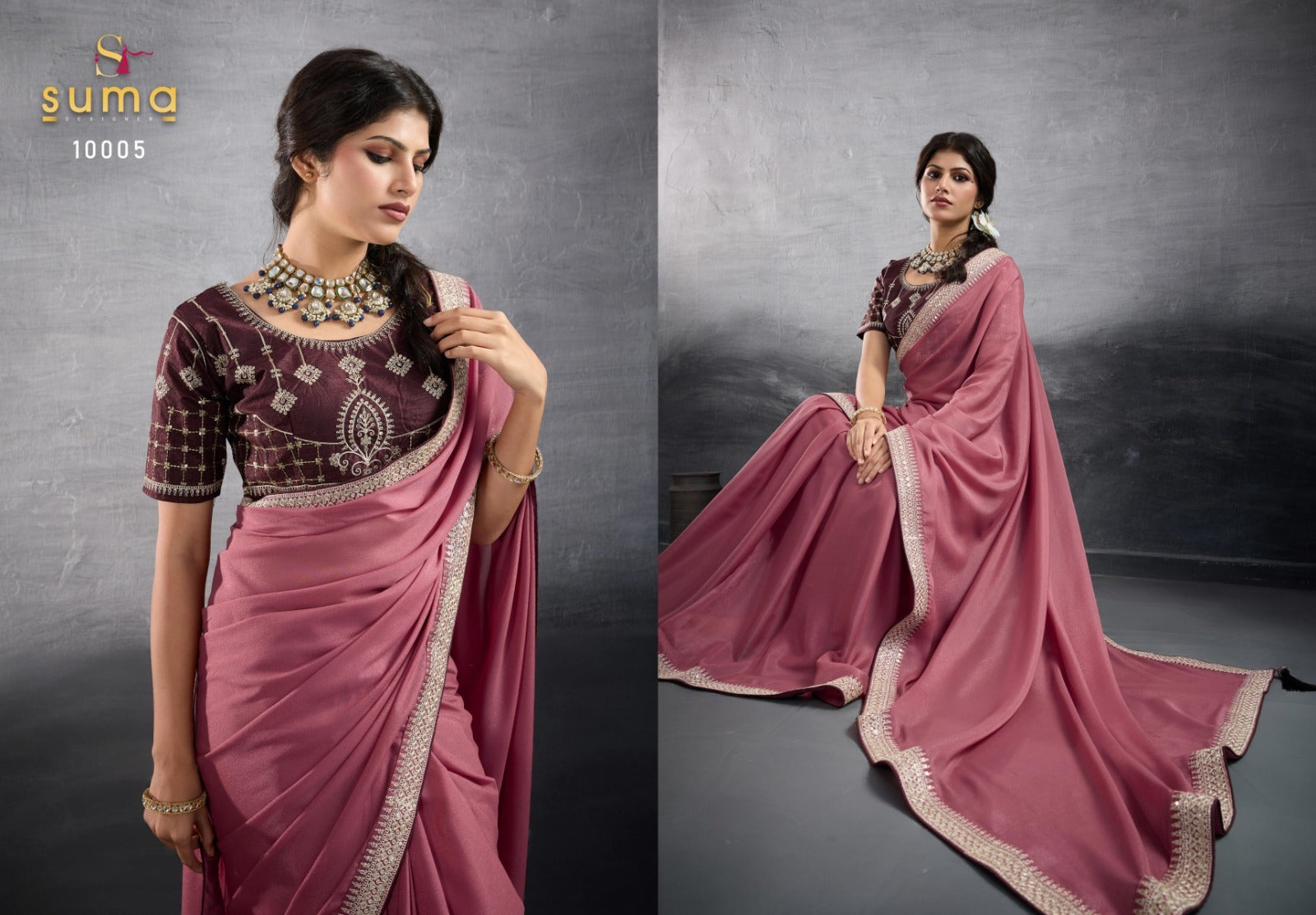 Mehar Suma Designer Georgette Sarees Wholesale Price