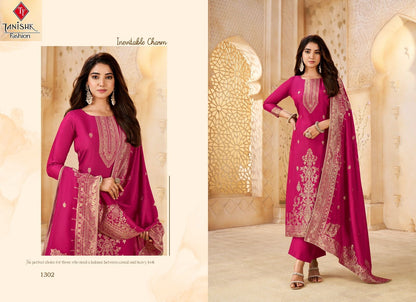 Mehar Vol 11 Tanishk Fashion Pure Muslin Pant Style Suits Wholesaler