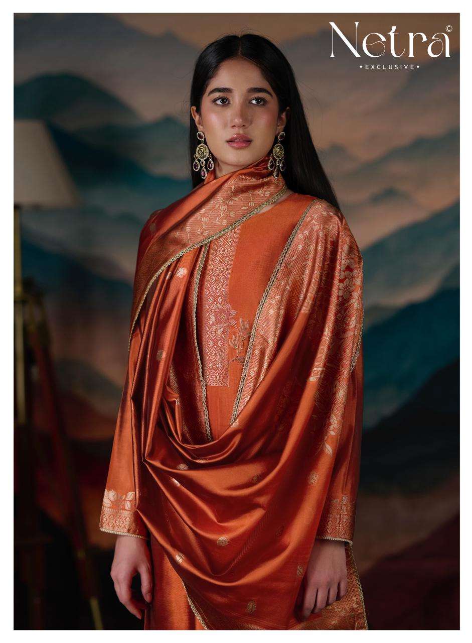 Mehar Vol 2 Netra Woven Silk Pant Style Suits Wholesale Price