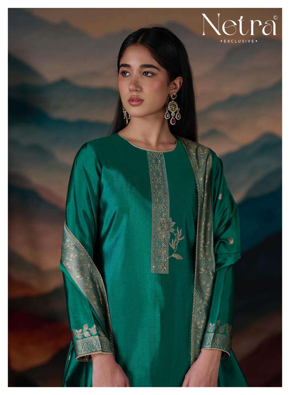 Mehar Vol 2 Netra Woven Silk Pant Style Suits Wholesale Price