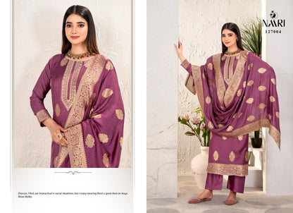 Mehar Vol 9 Naari Pure Muslin Pant Style Suits Wholesaler India