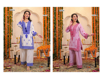 Meher Afsana Georgette Co Ord Set Supplier