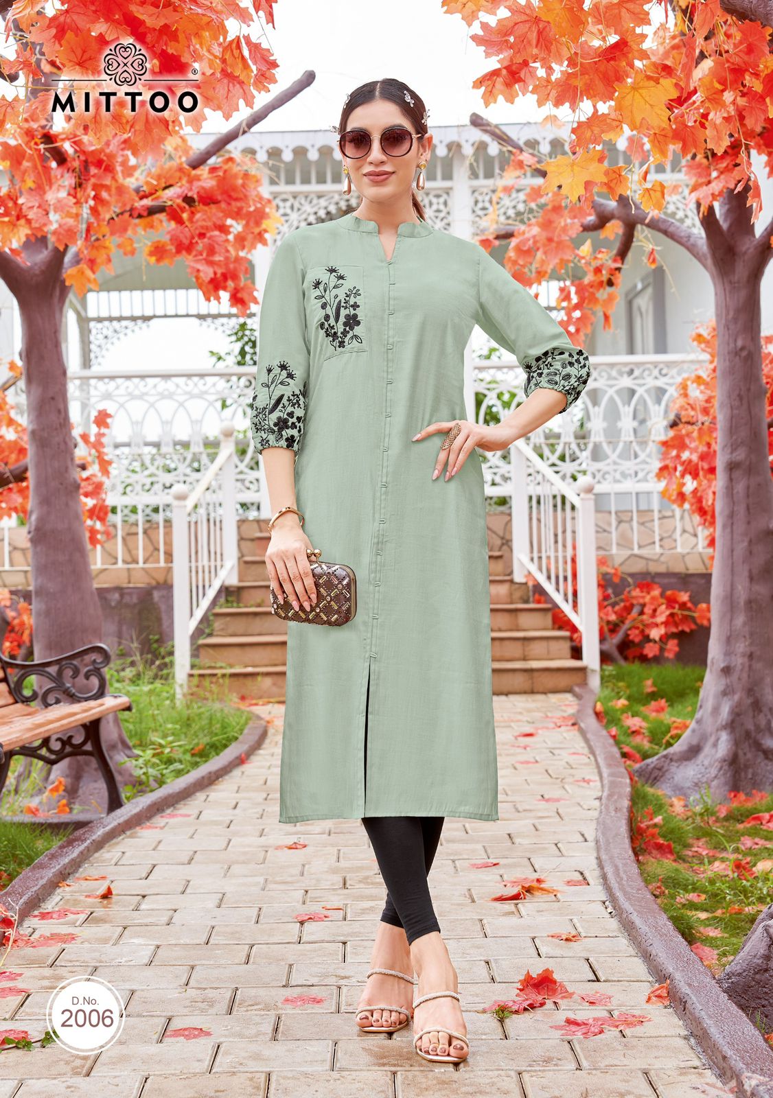 Meher Mittoo Rayon A-Line Kurti Supplier Ahmedabad