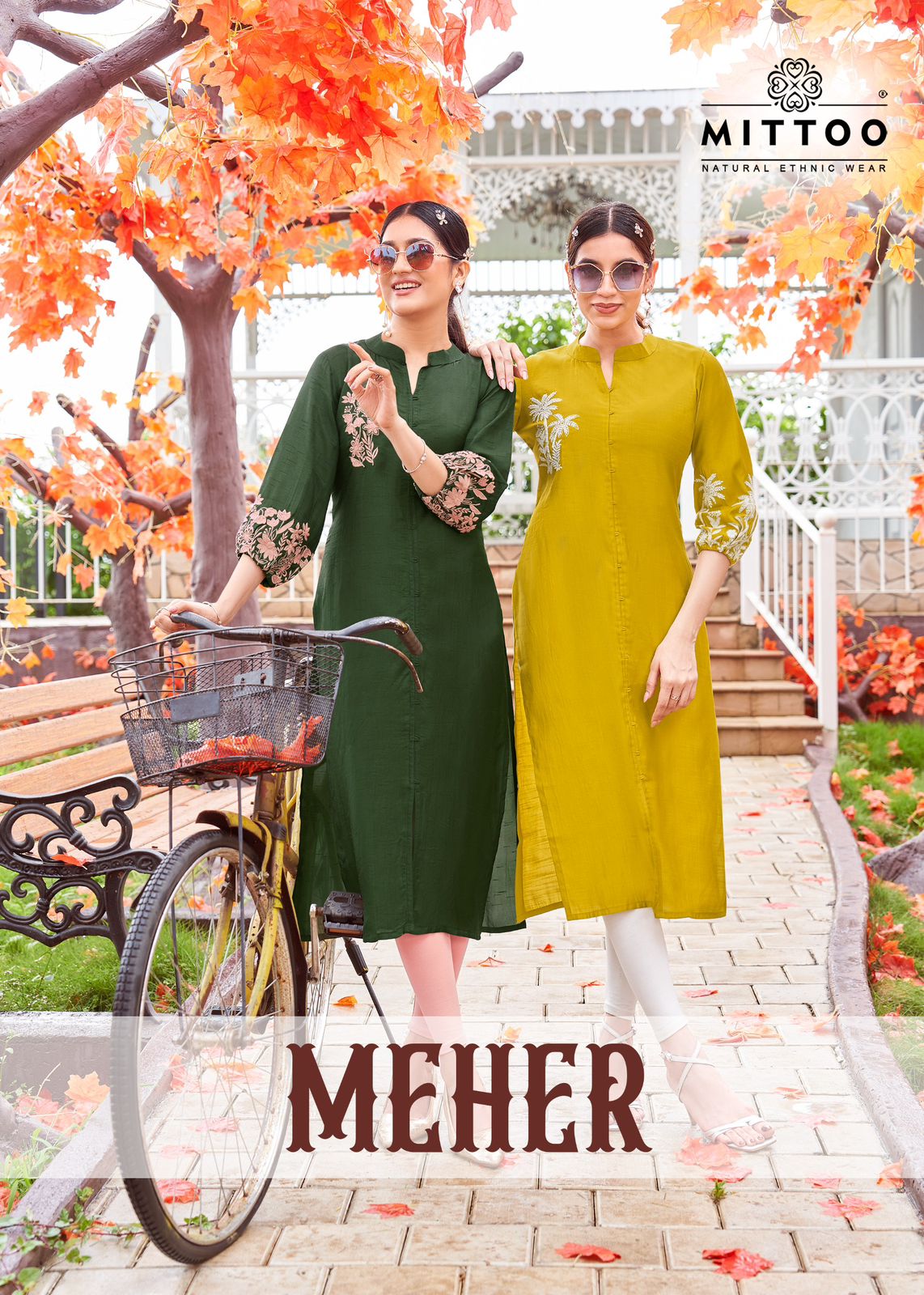 Meher Mittoo Rayon A-Line Kurti Supplier Ahmedabad