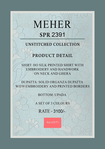 Meher Naariti Silk Pant Style Suits Wholesale Rate