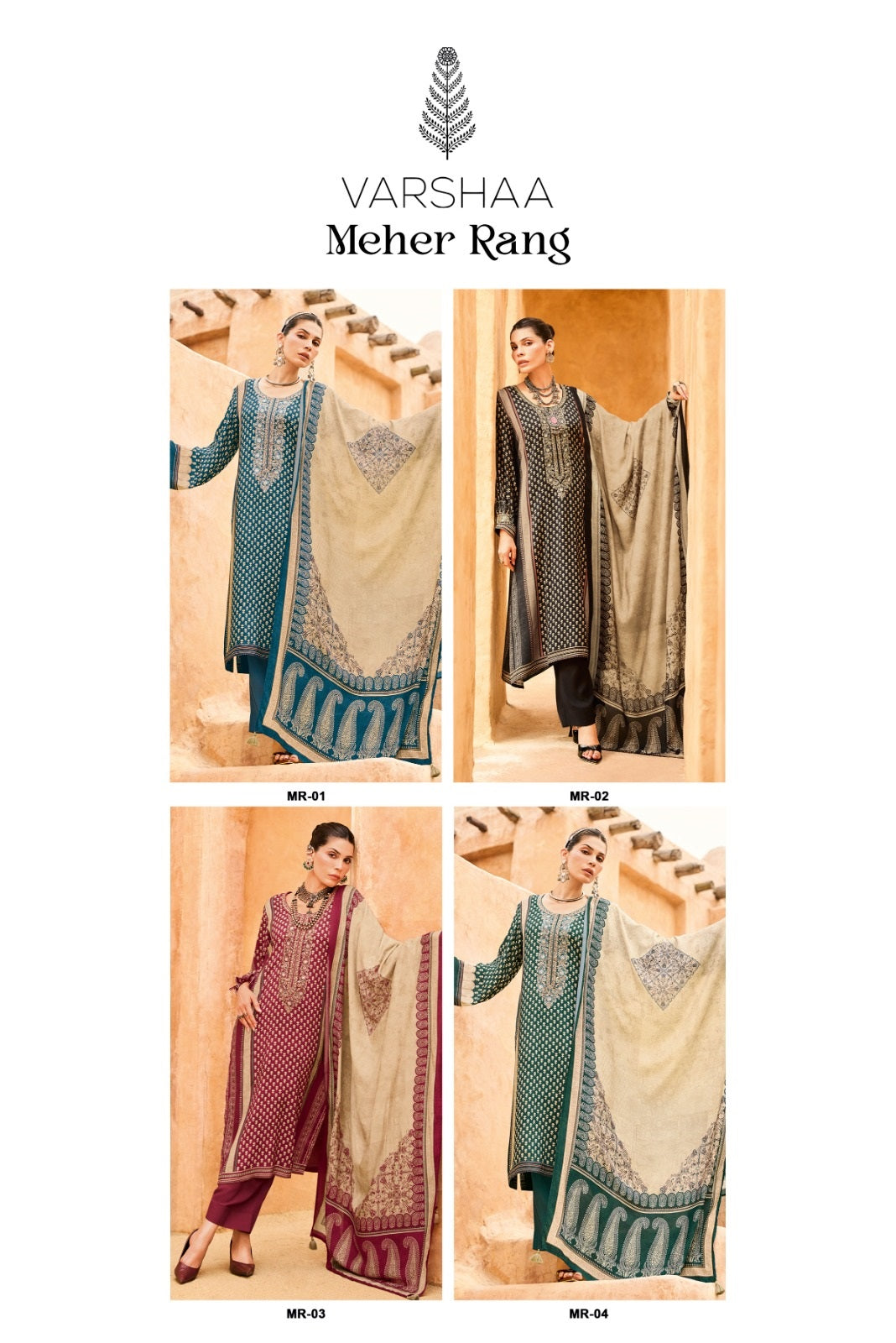 Meher Rang Varshaa Cotton Pant Style Suits Wholesale Price