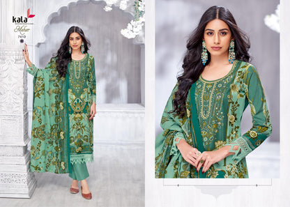 Meher Vol 11 Kala Pure Cotton Karachi Salwar Suits Supplier Gujarat