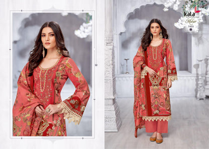 Meher Vol 11 Kala Pure Cotton Karachi Salwar Suits Supplier Gujarat