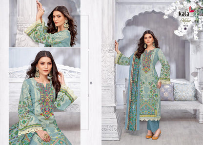 Meher Vol 11 Kala Pure Cotton Karachi Salwar Suits Supplier Gujarat