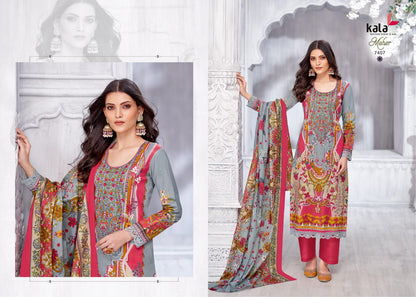 Meher Vol 11 Kala Pure Cotton Karachi Salwar Suits Supplier Gujarat