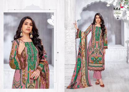 Meher Vol 11 Kala Pure Cotton Karachi Salwar Suits Supplier Gujarat