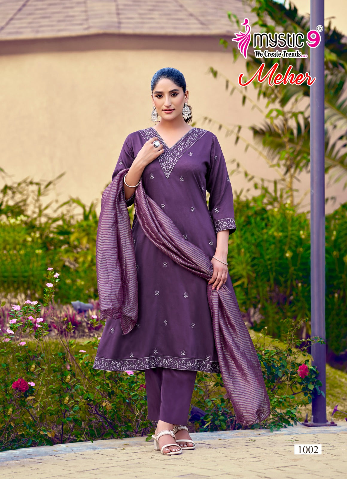 Meher Vol 1 Mystic 9 Gaji Silk Readymade Anarkali Suits Manufacturer