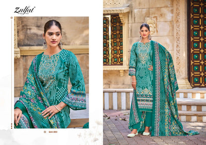 Meher Zulfat Designer Cotton Karachi Salwar Suits Wholesaler Ahmedabad