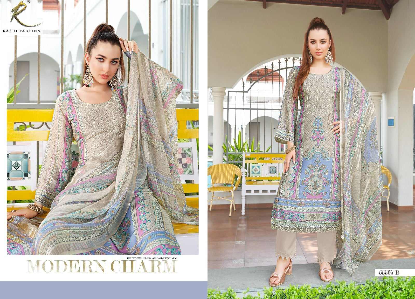 Meherbaan Rakhi Fashion Pure Viscose Pant Style Suits Manufacturer Gujarat
