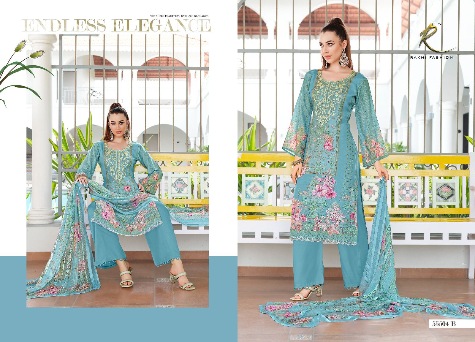 Meherbaan Rakhi Fashion Pure Viscose Pant Style Suits Manufacturer Gujarat